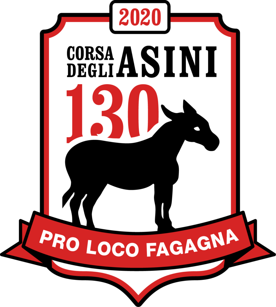 Logo celebrativo 130 anni Corsa degli Asini - Fagagna Turismo