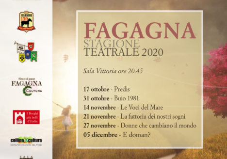 Stagione Teatrale Fagagna Autunno 2020