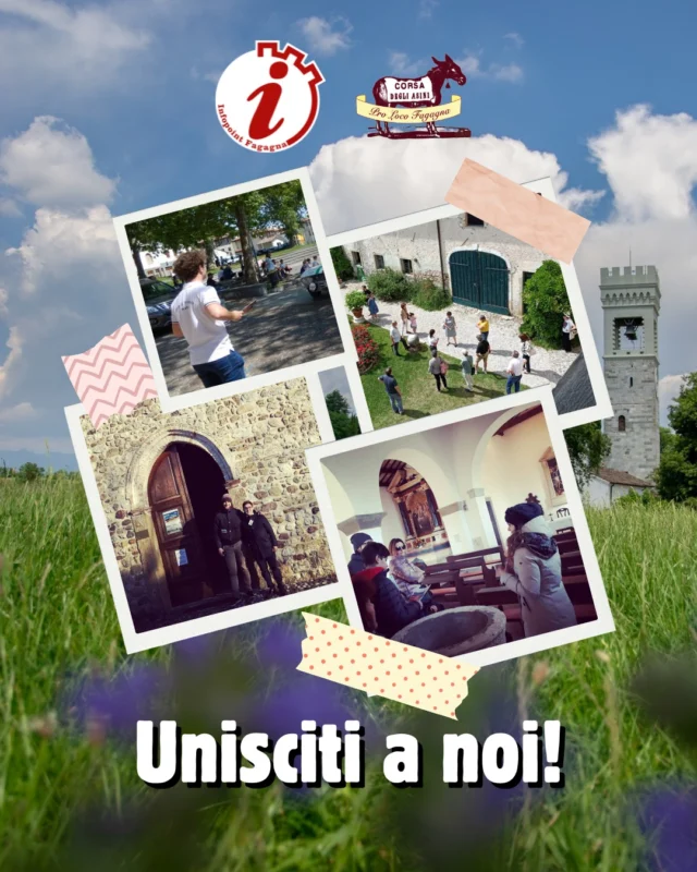 🎉 Hai voglia di metterti in gioco, conoscere persone e far scoprire le bellezze del nostro paese? L'Ufficio Turistico di Fagagna è alla ricerca di giovani da inserire nel team! 

📍 I collaboratori dell'Ufficio Turistico accolgono i visitatori all'Infopoint in Piazza Unità d'Italia durante il weekend, promuovono le manifestazioni che si tengono nel territorio e propongono camminate alla scoperta di attrazioni storiche e naturali del Comune di Fagagna.

ℹ️ Hai tra i 18 e i 30 anni? Sei uno/a studente universitario? Sei interessato a fare un'esperienza arricchente in ambito turistico? Unisciti a noi, diventa parte attiva della promozione del nostro meraviglioso borgo!

👉 Per saperne di più, scrivici a ufficioturistico@prolocofagagna.it. Ti aspettiamo!

@prolocofagagna