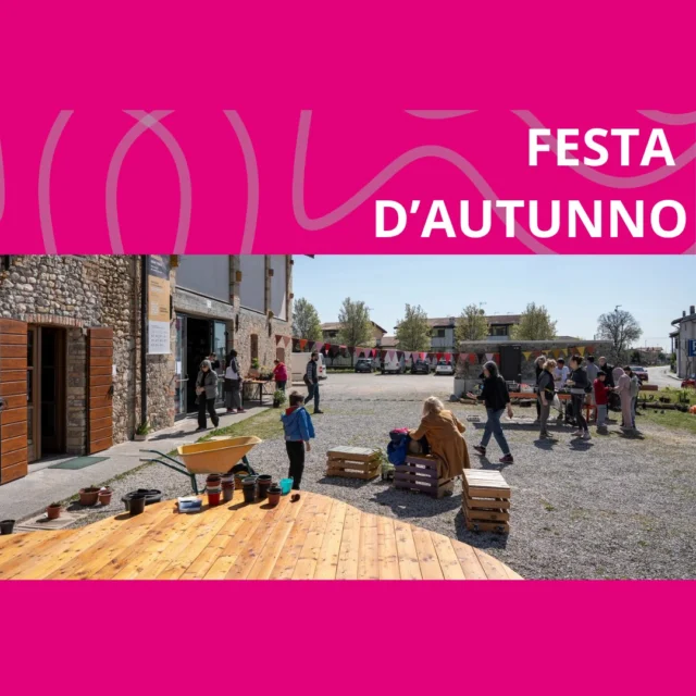 FESTA D’AUTUNNO
Scambio di semi e piante

📅 sabato 26 settembre
⏰ dalle 10:00 alle 12:30
📍 Cjase di Catine - via Selvuzzis 1, Villalta di Fagagna

🌿 Festa dello scambio! Hai qualche seme che custodisci o hai trovato? Vuoi conoscere degli ortaggi che non trovi al supermercato o dei fiori dai nomi strani?
Scambiare e coltivare semi significa prendersi cura della biodiversità e delle relazioni.

Per bambini, bambine e famiglie dai 4 anni in su
Gratuito, su prenotazione: form.typeform.com/to/SoPoIput
Per info: info@damatra.com | 0432 235757 | https://www.damatra.com/evento/festa-dautunno/
