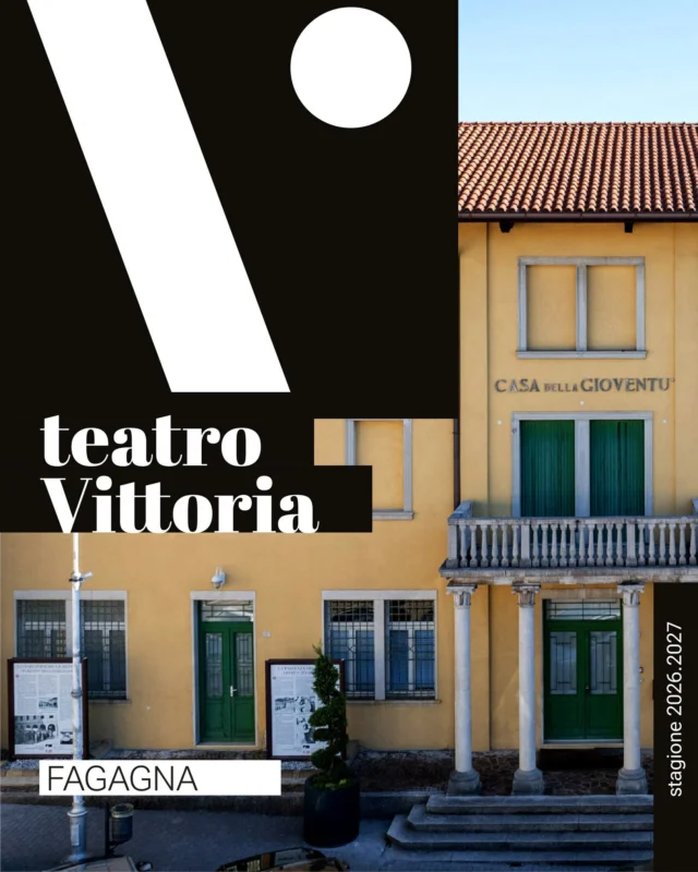 Siamo quasi alla partenza della ricchissima 2^ stagione teatrale 26/27 in Sala Vittoria a Fagagna, quest'anno tutta in veste completamente nuova, con sito web dedicato e una nuova sede per la vendita dei biglietti e abbonamenti!

🎟️ Biglietteria e Uffici
Via Umberto I, 24 – Fagagna
Tel. +39 352 0530058
Email: biglietteria@teatrovittoria-fagagna.it
Sito web: 👉 https://teatrovittoria-fagagna.it/

Per informazioni, prenotazioni e acquisti, dal 18 settembre al 31 ottobre:
Giovedì, Venerdì e Sabato 9.00 – 13.00 e 15:00 – 18.00
Gli orari di biglietteria dal 1° novembre saranno comunicati successivamente.
La biglietteria è sempre aperta un’ora prima dell’inizio degli spettacoli in teatro.

I biglietti sono acquistabili online sul sito o sul sito di ERT e sono soggetti a maggiorazione per costi di commissione.

@teatrovittoriadifagagna